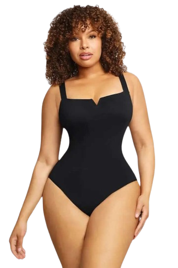 Square Neck Seamless Sculpting Body Shaper Bodysuit